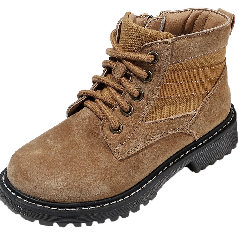 天美意(Teenmix)童鞋男女童马丁靴2020秋冬新品中大童时尚时装靴儿童防滑靴DX0607