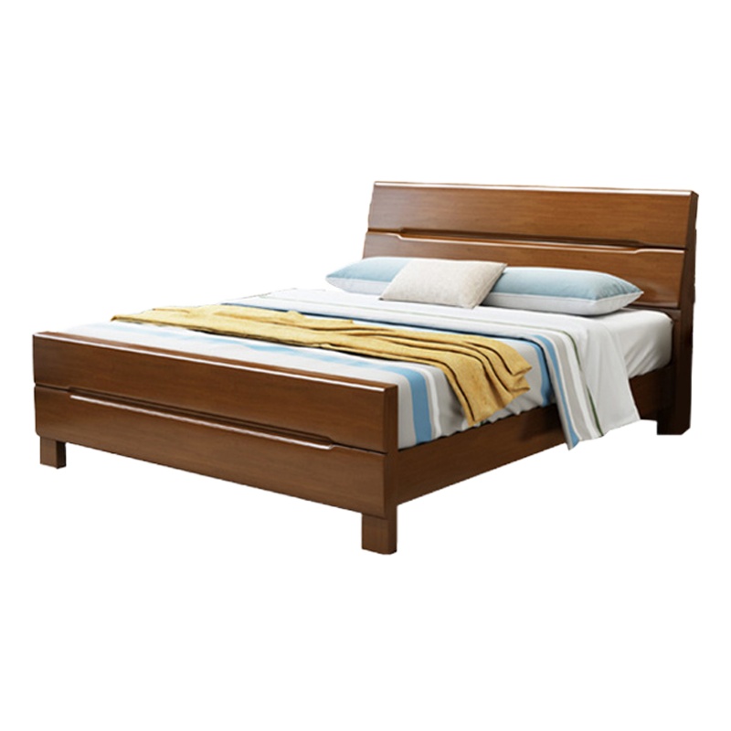 【万保】实木床 现代简约卧室办公卧室单人床双人床 可定制其他 1200*2000（单位：张）