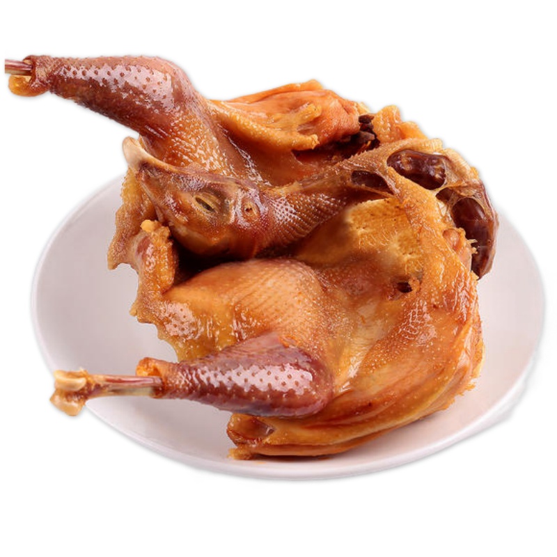 2只装无翅膀风干鸡散养农家土鸡湖北特产腌制腊鸡农家自制咸鸡腊货约1000-1200g