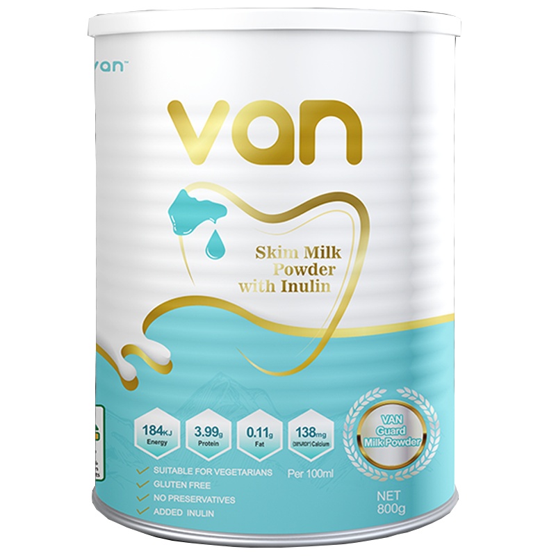 VDLvan 脱脂奶粉成人青少年高钙 中老年 女士澳洲原装进口牛奶粉 800g*1罐装