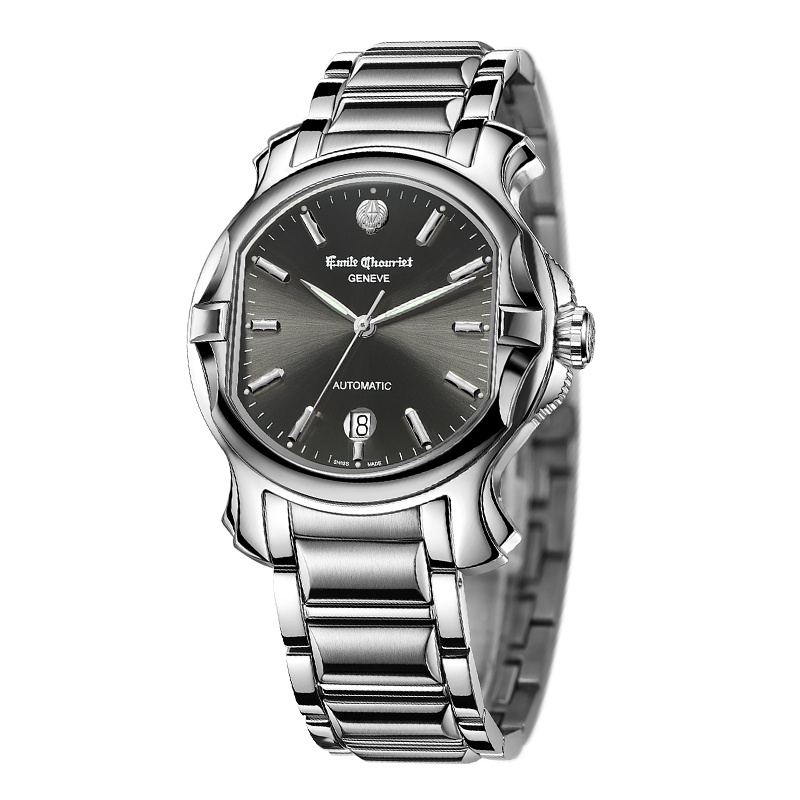 艾米龙（Emile Chouriet）手表子爵系列精钢带机械男表08.1158.G.6.88.68.6