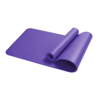 [规格:185*80cm 15mm厚 ]瑜伽垫+绑带+背包 高贵紫/少女粉/静谧蓝 初学者女士 加厚防滑垫子
