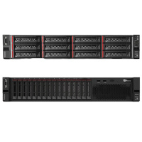联想(Lenovo)SR550服务器2*Xeon4210 128GDDR4 4*8TSATA Raid530 550双电