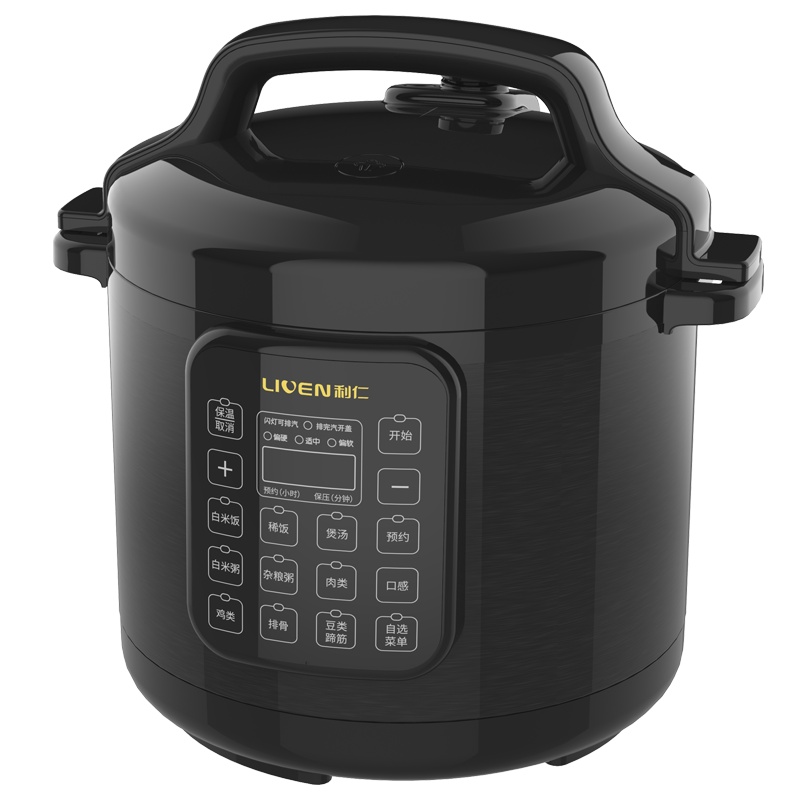 利仁(Liven)电压力锅6L高压锅多功能家用大容量电压力煲全天预约电饭锅电饭煲电炖锅西施压务煲YLG-D606