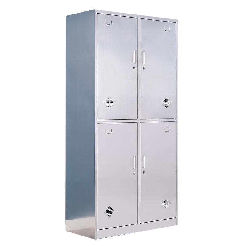 埔盾 304不锈钢美容院医院诊所无菌储存柜201四门更衣柜