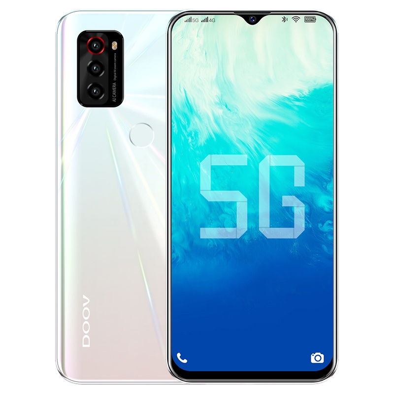 新款DOOV 朵唯K10pro 全网通5G 游戏智能手机 商务时尚大屏 指纹解锁 分身应用 千百元官方旗舰学生 八核智能正品