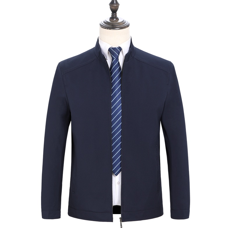 恒源祥男士夹克男2020新款商务休闲男装夹克衫爸爸装茄克男