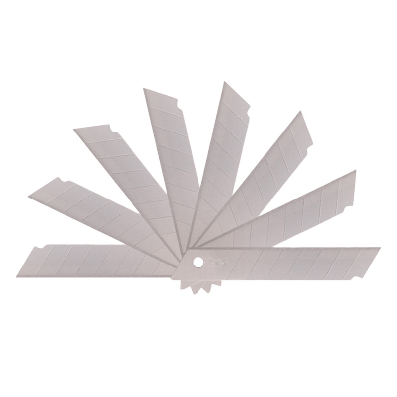 得力 2011大号美工刀片 银色 锋利坚固(10片/盒)(1盒价格)