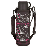 保温用品THERMOS 膳魔师 儿童保温杯超轻系列 保温保冷两用1000mL 棕色 FHO-1001WF CH-H
