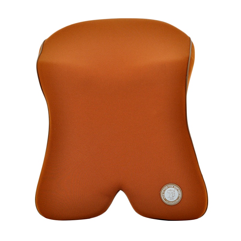 吉吉(GiGi)汽车头枕 G-1603太空记忆棉护颈枕 车用颈枕头靠枕 全天候守护 咖色