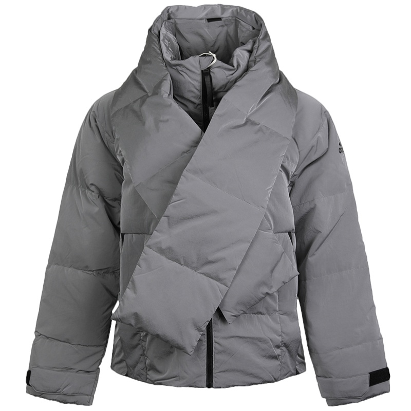 阿迪达斯保暖羽绒服女装2020新款运动服休闲防风外套FT2534