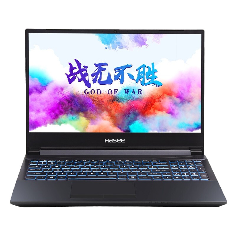 神舟战神(Hasee)Z8-CT7NA 15.6英寸电竞吃鸡游戏本窄边框电竞笔记本电脑(九代酷睿I7-9750H 8GB 512GB SSD RTX2060)