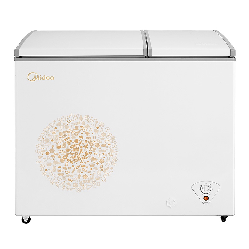 顶开卧式冷柜 冰柜家用商用 双温双室双空间 节能大冰柜