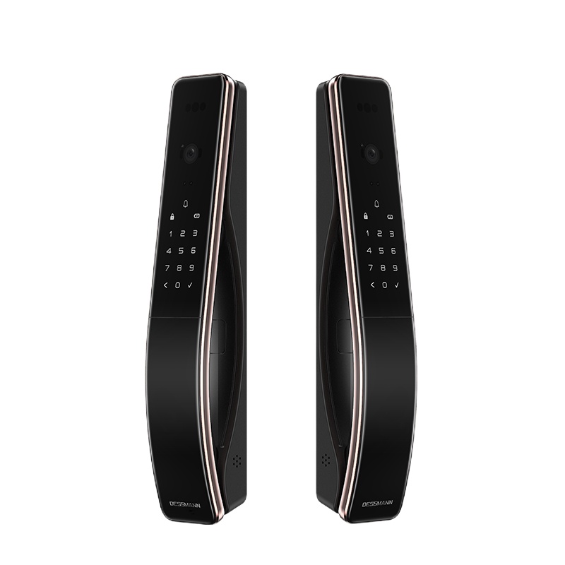 德施曼指纹锁密码锁全自动智能锁Q7F Pro电子门锁家用防盗门智能锁星夜金