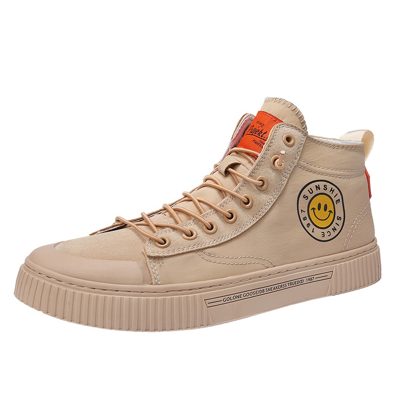 快途男鞋帆布鞋男ins超火2019夏季新款高帮鞋白色鞋子男潮鞋休闲鞋韩版布鞋男