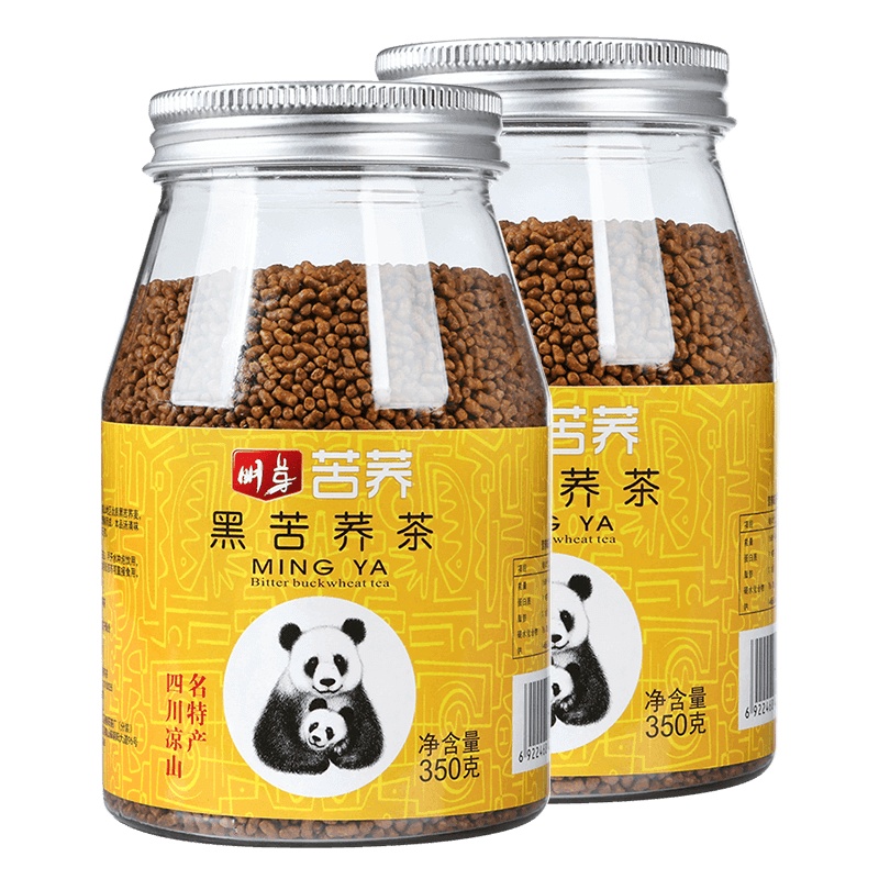 明芽苦荞茶四川大凉山特产全株苦荞麦花草茶花茶350g*2