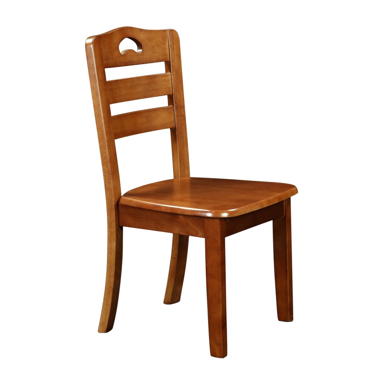 HiBoss餐椅实木椅子家用现代简约餐厅靠背凳子酒店饭店餐桌椅子