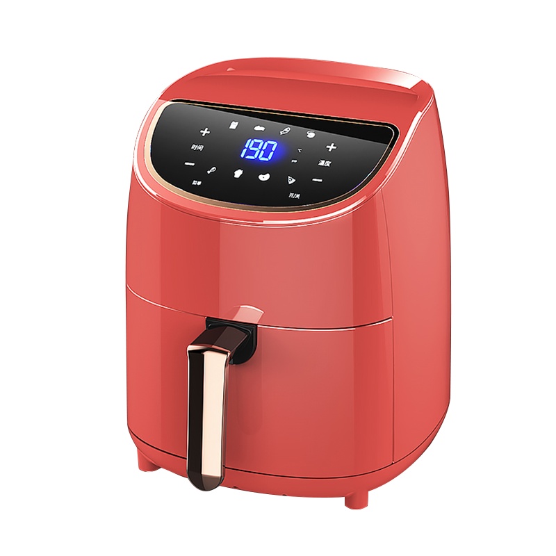 MONDA蒙达无油空气炸锅家用新款特价大容量智能多功能全自动电薯条机AF-06液晶款橘色