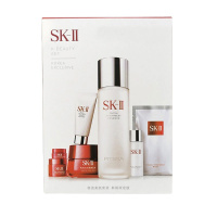 日本SK-II/SK2/SKII韩流美肌护肤套装限量版七件套神仙水清莹露大红瓶面霜正装[新款韩流美肌套盒]