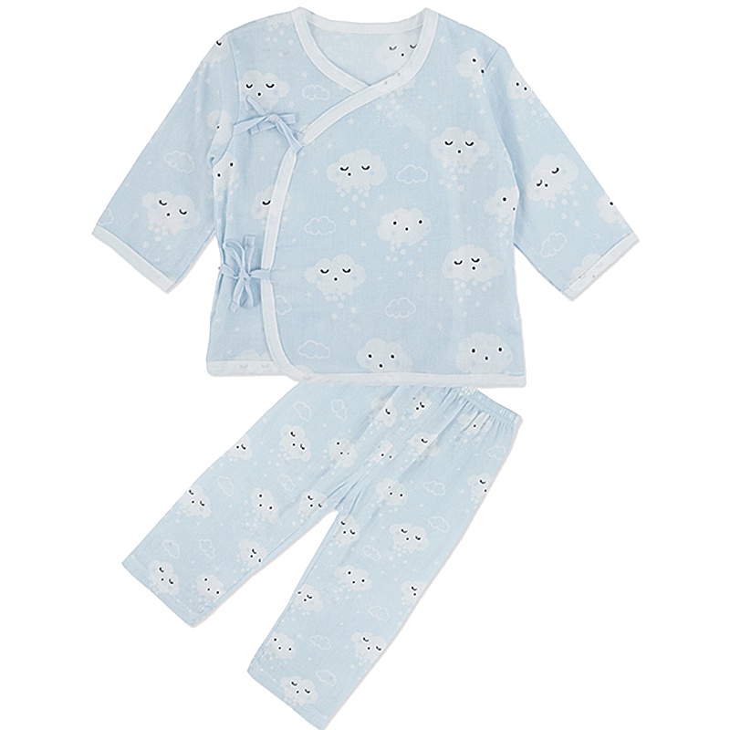 中性婴幼儿和尚袍内衣两件套