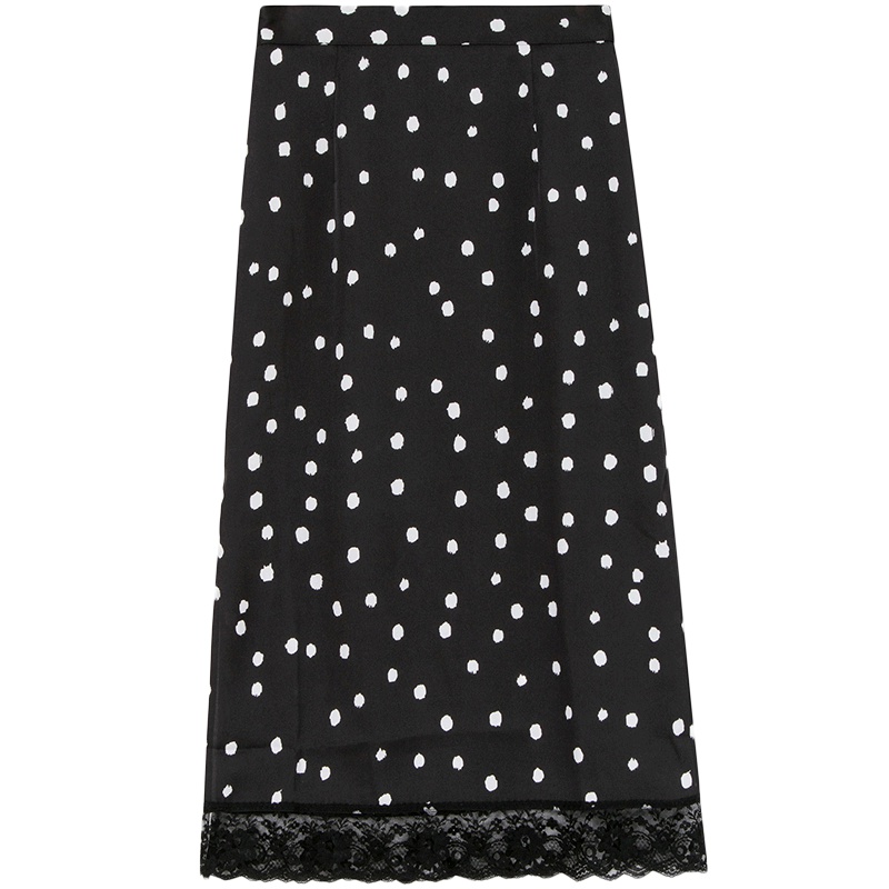 【商场同款】伊芙丽秋装新款韩版中长款波点半身裙