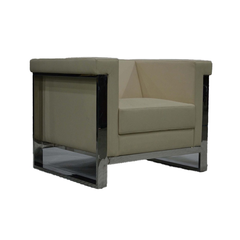 会客沙发S1P014三人位 (2150W*790D*650H)黑色牛皮