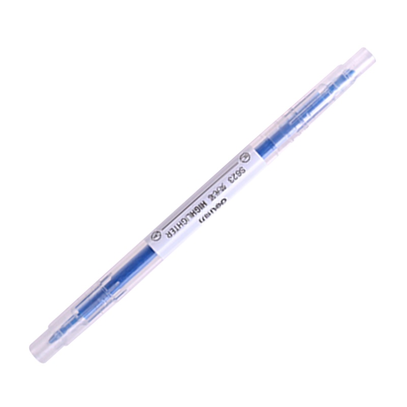 得力S627双头荧光笔 醒目标记笔 手帐可用水性记号笔5盒/组 6色