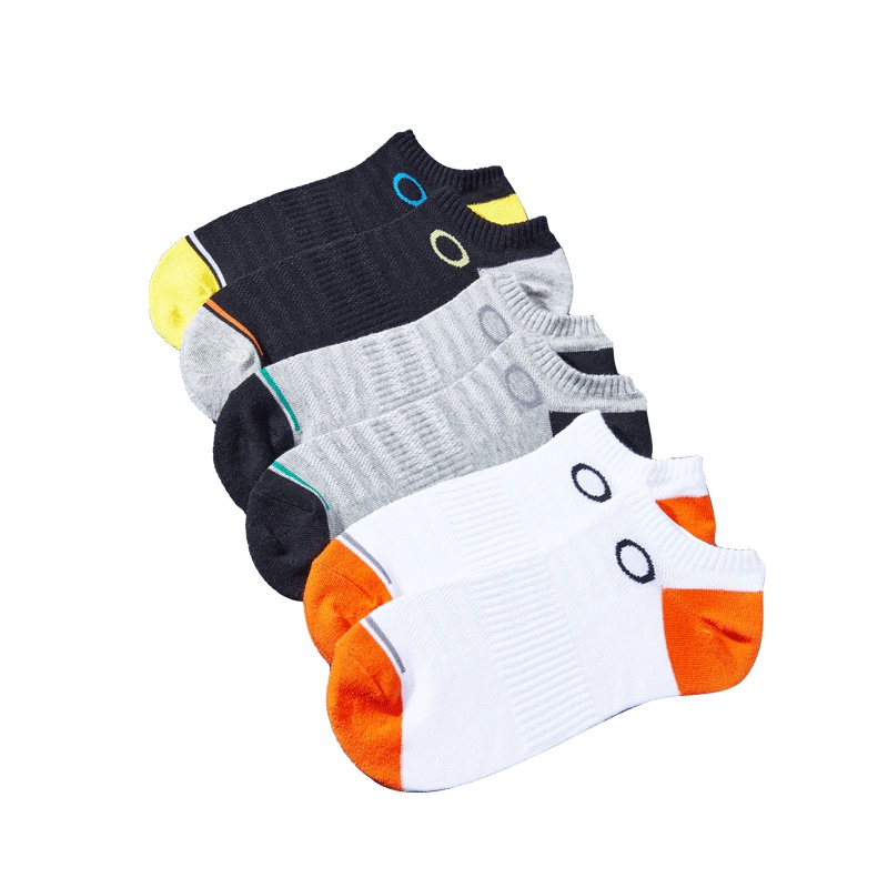 ENK 6双装薄款短袜吸汗低帮运动防滑隐形船袜男士袜子