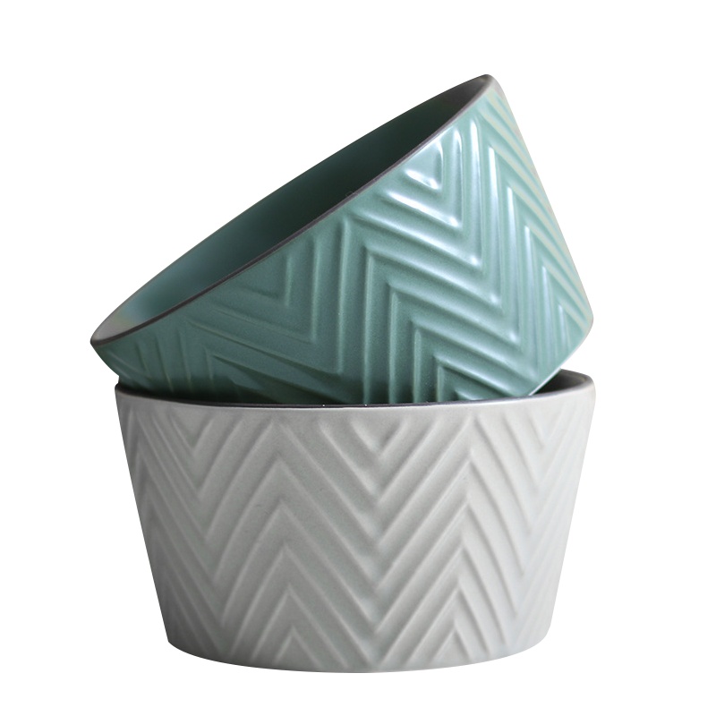 是尚 陶瓷碗盘碟套装 彩釉碗筷子餐具