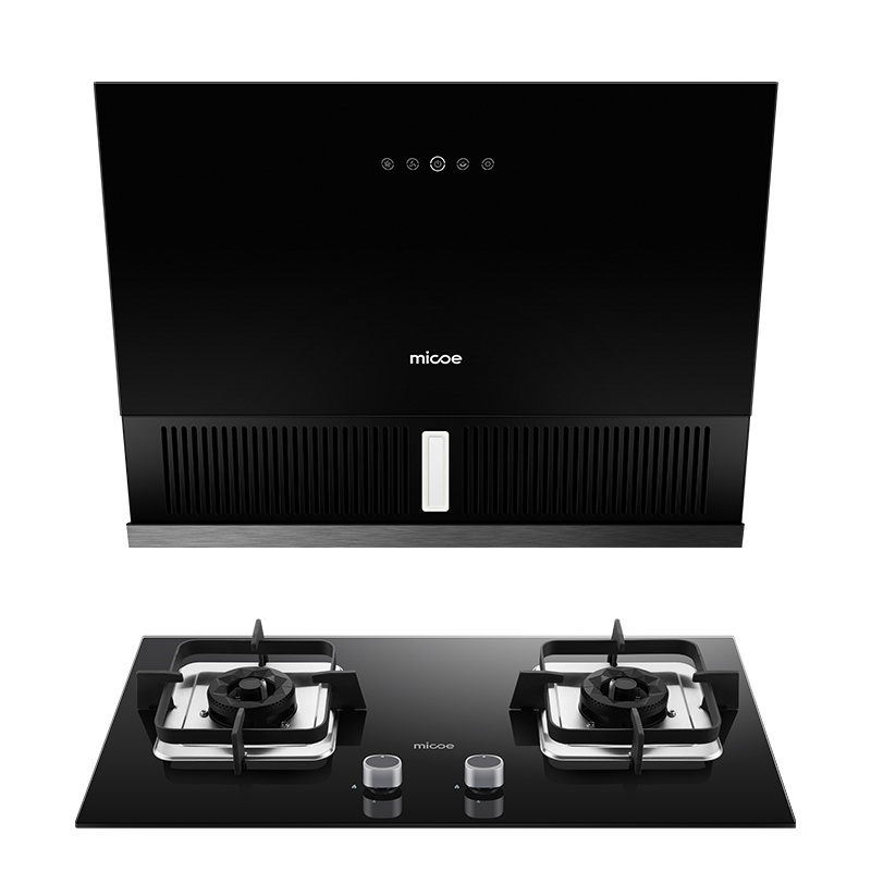 四季沐歌(MICOE)抽油烟机灶具套餐烟灶套餐侧吸式大吸力小尺寸K09厨电自清洁煤气灶两件套燃气灶吸油烟机灶具套装液化气