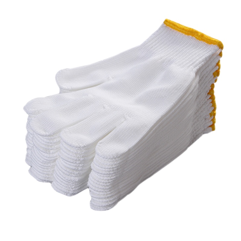 艾可思(X&W) YC 手套劳保耐磨工作 劳工劳动棉纱手套 12付/打