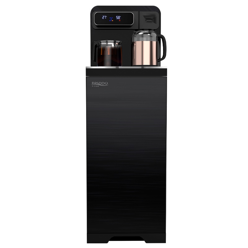 贝尔斯盾(BRSDDQ)饮水机家用茶吧机立式全自动下置水桶智能遥控无线充电桶装水冷热两用新品 BRSD-17-CBJ冰热
