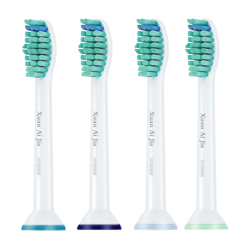 适配飞利浦电动牙刷头替换HX6730HX6511HX3216HX3226HX6011等标准清洁刷头HX6014彩盒8支装