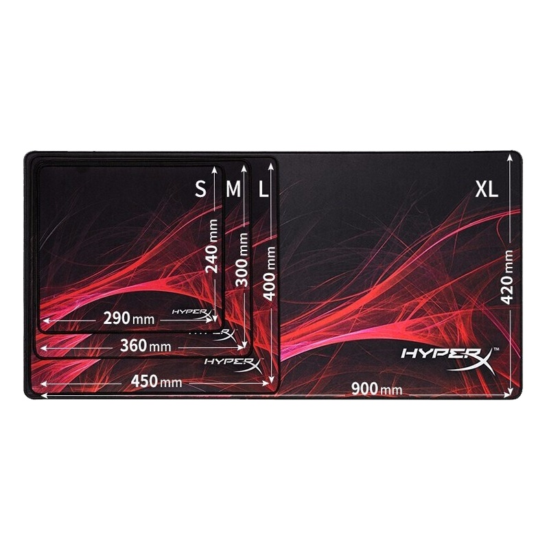 金士顿 HyperX Fury S Speed复仇之焰 游戏电竞鼠标垫 电脑桌垫