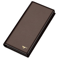 七匹狼男士长款钱包头层牛皮手包真皮商务手拿包大容量手抓包男款