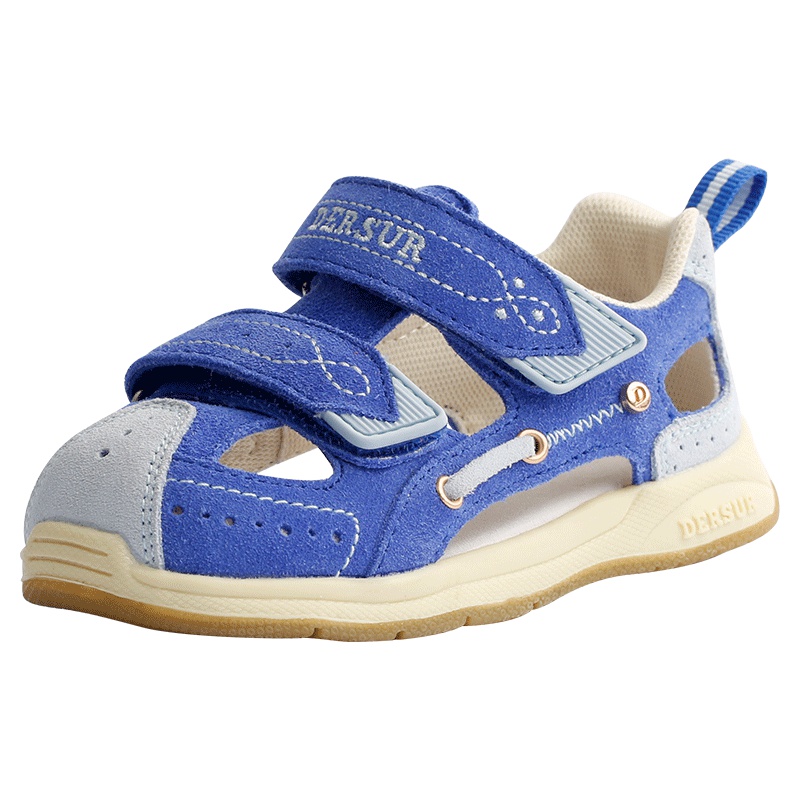 德萨学步鞋D-543机能鞋凉鞋透气女童鞋男宝宝婴儿鞋包头鞋