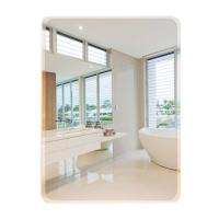 花辰浴室镜 圆角无边框350*450mm