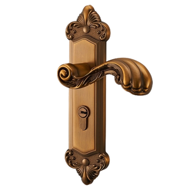 欧式门锁室内卧室家用锁具CIAA木门锁房间磁吸锁美式房门锁通用型