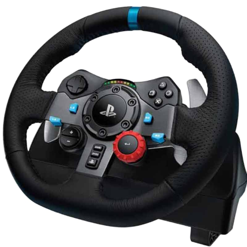 罗技（G）G29 力反馈游戏方向盘+排挡 含排挡 脚刹板 方向盘