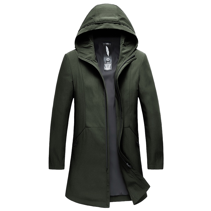 袋鼠(DAISHU) 2019春夏新品男士夹克抽绳连帽修身外套 DS18102