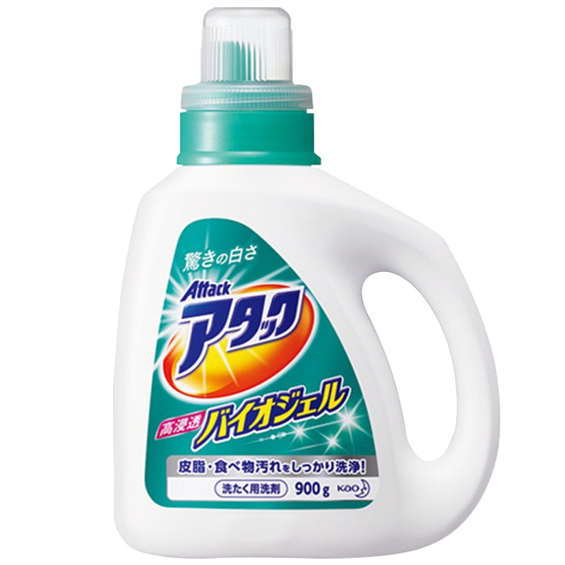 [抗菌除臭]花王(KAO) 日本进口 高渗透洗衣液 抗菌除臭强效洁净900g