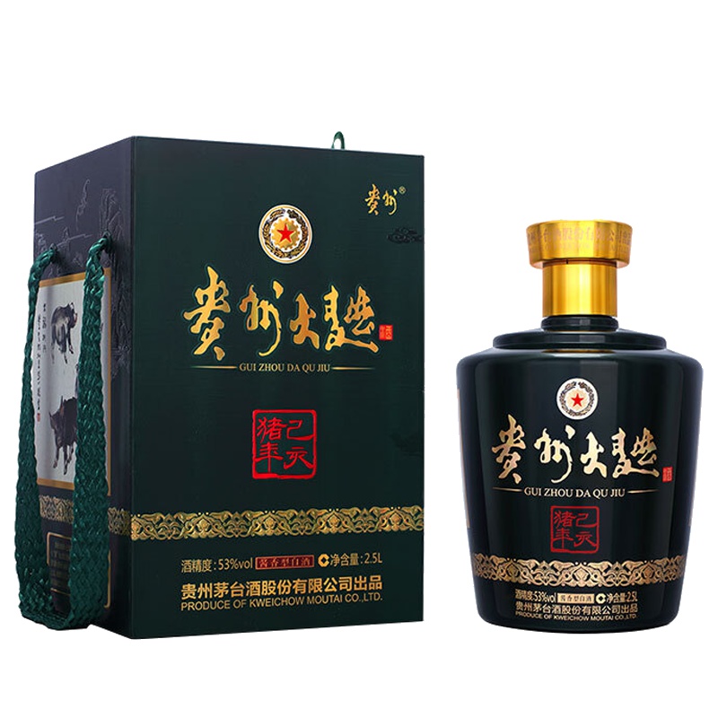 苏糖 贵州茅台酒股份公司出品 茅台酱香系列酒 白酒53度 贵州大曲生肖已亥猪年酒 2.5L 单瓶装