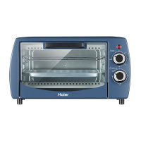 海尔(haier)K-1002A升级版 30分钟定时 10L容量 双层烤位 玻璃视窗 双旋简控台家用烤箱台式蛋糕烤箱
