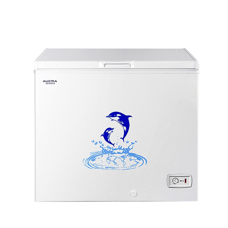 澳柯玛冰柜 203升家用顶开门 双温冰柜卧式 大容量冷藏保鲜冷冻两用双柜双温冷柜 家用冷柜 BCD-203CNE