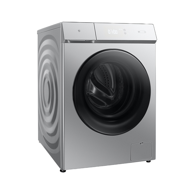 小米(MI)米家互联网洗烘一体机1S 10kg 银色 国标最高A+级洗净能力 / 烘干除菌率达99.9%+