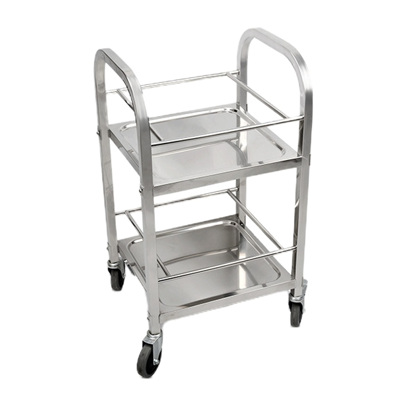 不锈钢双层送餐车