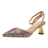 格瑞迪欧2021新款韩版平底单鞋女时尚百搭一脚蹬方头乐福鞋CK3219