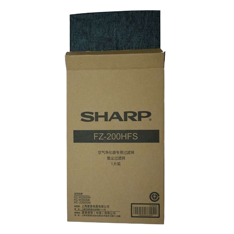 夏普集尘滤网FZ-200HFS,适用机型KC-W200SW、KC-Z200SW、KC-C70SW、KC-C70SR