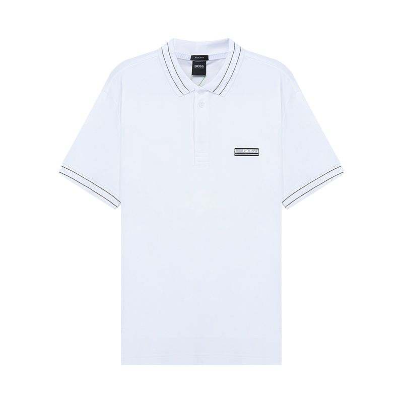 HUGO BOSS 雨果博斯 男士 棉/莱赛尔纤维短袖POLO衫50448656