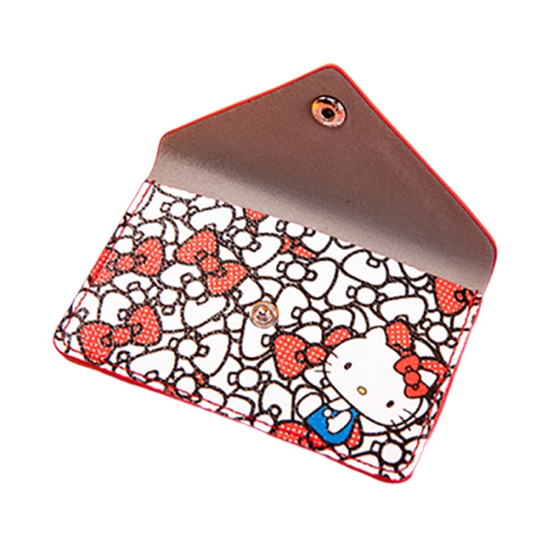 Hello Kitty凯蒂猫 蝴蝶结印花拼色女士手持包